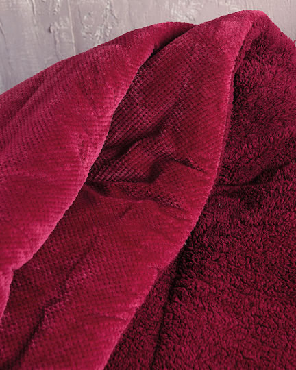 Rythmos Kinderbettdecke Einzel Alvaro Bordeaux 160x220cm
