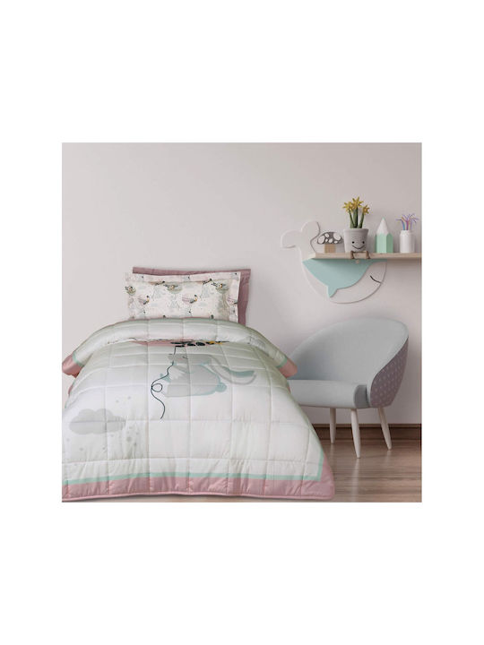 Das Home Παιδικό Πάπλωμα Μονό Πράσινο 160x220εκ. Das Home Παιδικό Πάπλωμα Μονό Πράσινο 160x220εκ.