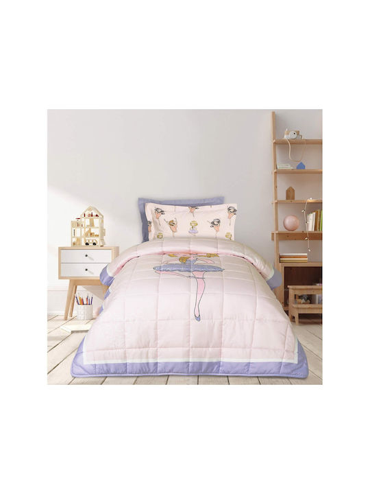 Das Home Παιδικό Πάπλωμα Μονό 4913 Ροζ 160x220εκ. Das Home Παιδικό Πάπλωμα Μονό 4913 Ροζ 160x220εκ.