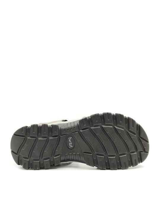 Δερμάτινα Γυναικεία Ανατομικά Σανδάλια Sporty Multi Black