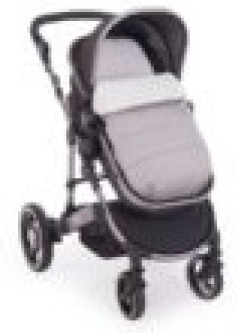 Kikka Boo Classic Universal Waterproof Stroller Footmuff with Fleece Lining 85x45cm Black