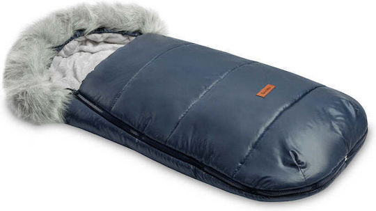 Sensillo Stroller Footmuff with Fleece Lining 100x45cm Blue