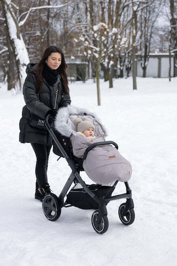 Sensillo Stroller Footmuff with Fleece Lining 100x45cm Blue