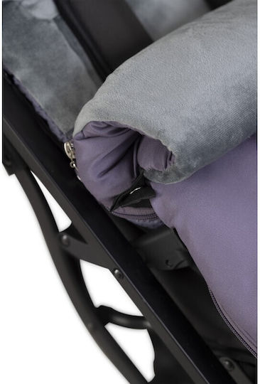 Interbaby Al Abordaje Universal Stroller Footmuff Multicolour with Velvet Lining 90x46cm