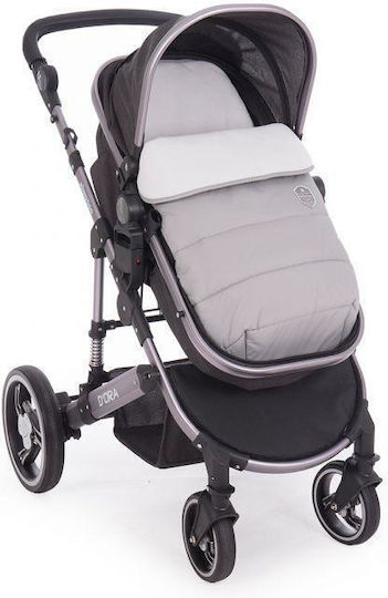Kikka Boo Classic Waterproof Stroller Footmuff with Fleece Lining 97x40cm Peach