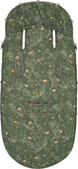 Kikka Boo Luxury Waterproof Stroller Footmuff Green with Fleece Lining 97x40cm