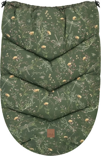 Kikka Boo Luxury Waterproof Stroller Footmuff Green with Fleece Lining 97x40cm