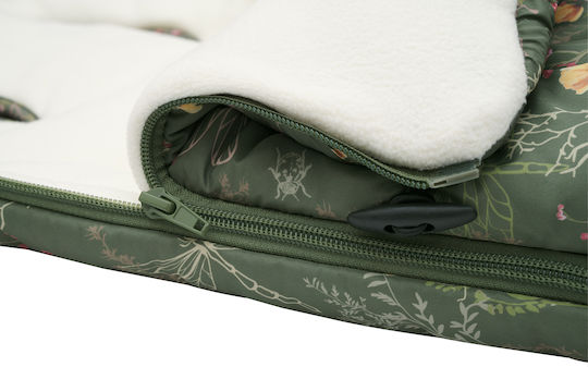 Kikka Boo Luxury Waterproof Stroller Footmuff Green with Fleece Lining 97x40cm