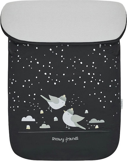 Kikka Boo Polar Stroller Footmuff Waterproof Snowy Friends With Fleece Lining 98x40cm