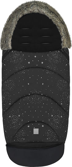 Kikka Boo Trendy Galaxy Waterproof Stroller Footmuff with Fleece Lining 98x40cm Black