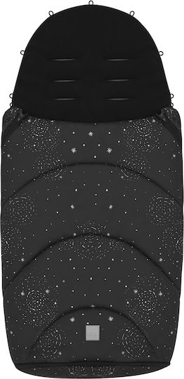 Kikka Boo Trendy Galaxy Waterproof Stroller Footmuff with Fleece Lining 98x40cm Black