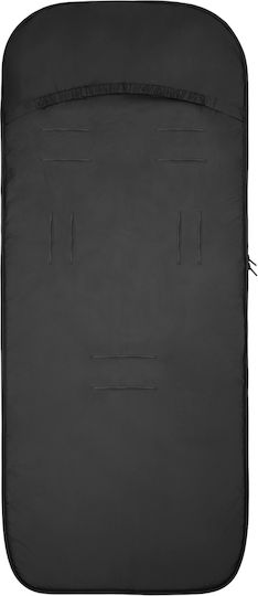 Kikka Boo Classic Waterproof Stroller Footmuff with Fleece Lining 98x40cm Black