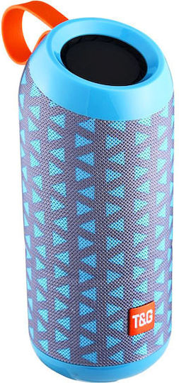 T&G TG-117 Ηχείο Bluetooth 5W με Ραδιόφωνο και Διάρκεια Μπαταρίας έως 4 ώρες Light Blue