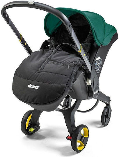 Doona Stroller Footmuff Black with Fleece Lining 93x18cm