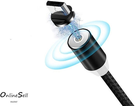 1m Magnetic / LED USB 2.0 to micro USB Cable (DY4DPMMBM)