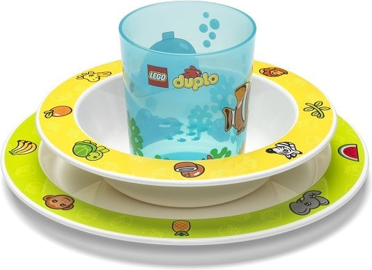 LEGO Feeding Set Duplo made of Plastic Multicolour 3pcs for 18+ months