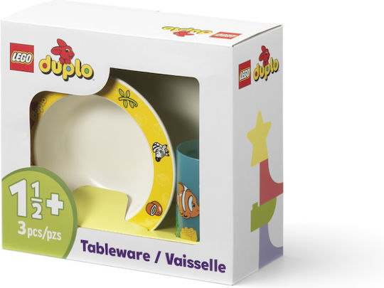 LEGO Feeding Set Duplo made of Plastic Multicolour 3pcs for 18+ months