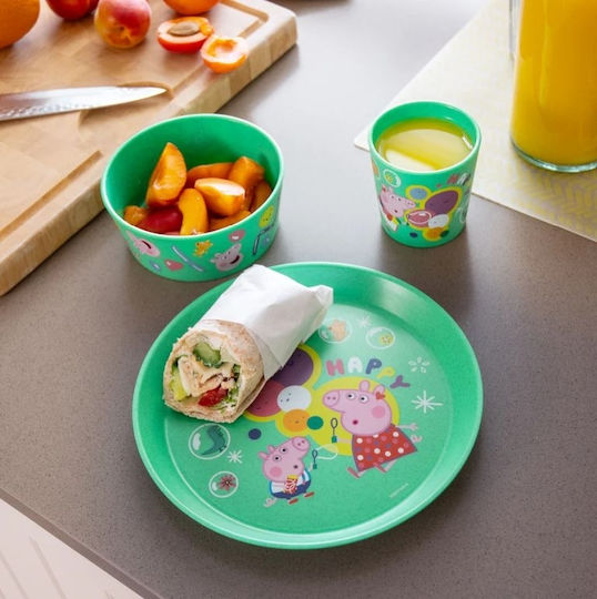 Koziol Feeding Set made of Plastic Green 3pcs
