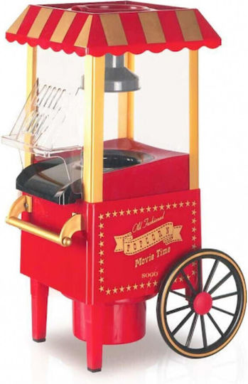 Mașină de popcorn cu aer cald 1500W