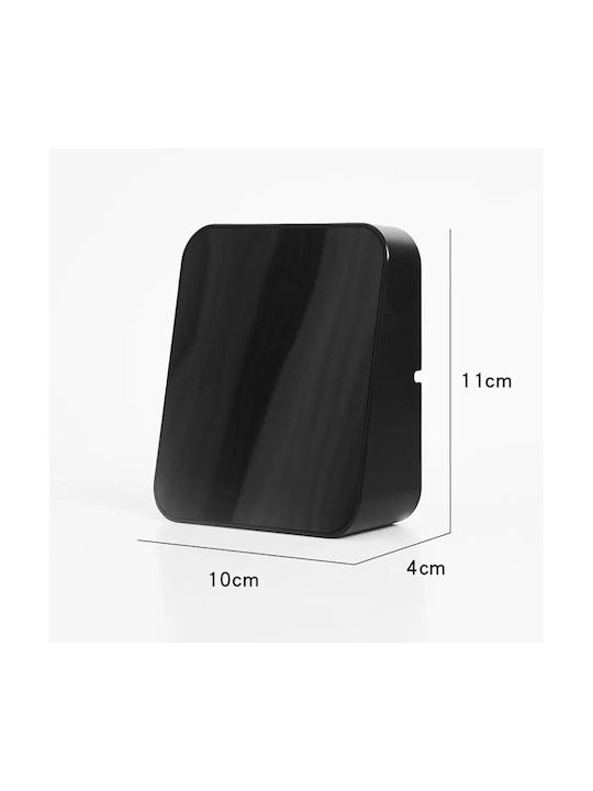Wall Clock Digital Green 11x10cm