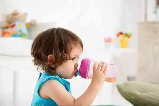 Chicco Advanced Cup Easy Drinking Educational Sippy Cup Plastic Pink unicorn for 12m+m+ 266ml