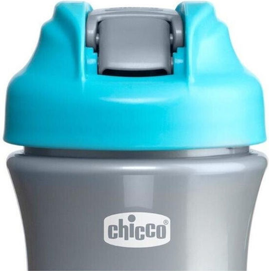 Chicco Educational Sippy Cup Plastic Light Blue for 10m+m+ 350ml