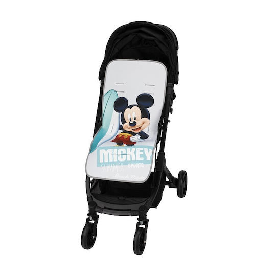 Interbaby Breathable Stroller Mattress Sport Mickey 34x84cm Blue