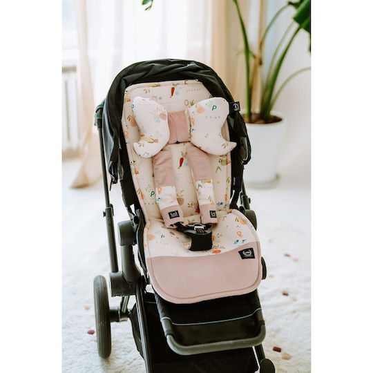 La Millou Stroller Mattress Double Sided Princess Velvet 36.5x85cm Multicolour