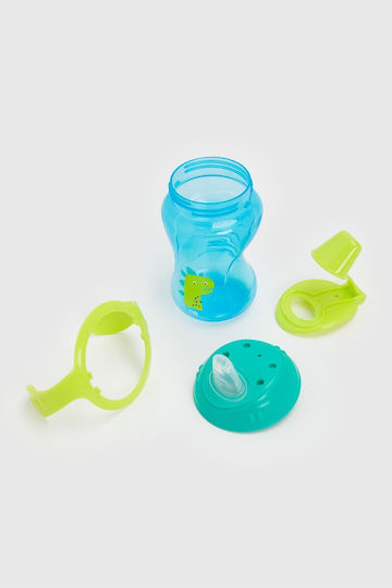 Mothercare Δεινοσαυράκι Εκπαιδευτικό Μπιμπερό Σιλικόνης με Λαβές Πολύχρωμο
