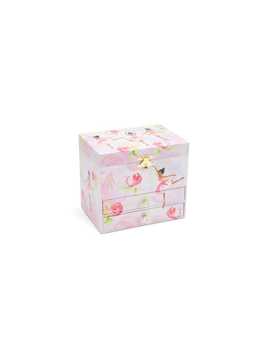 Trendenz Kids Jewelry Box Princess Made of Wood Pink