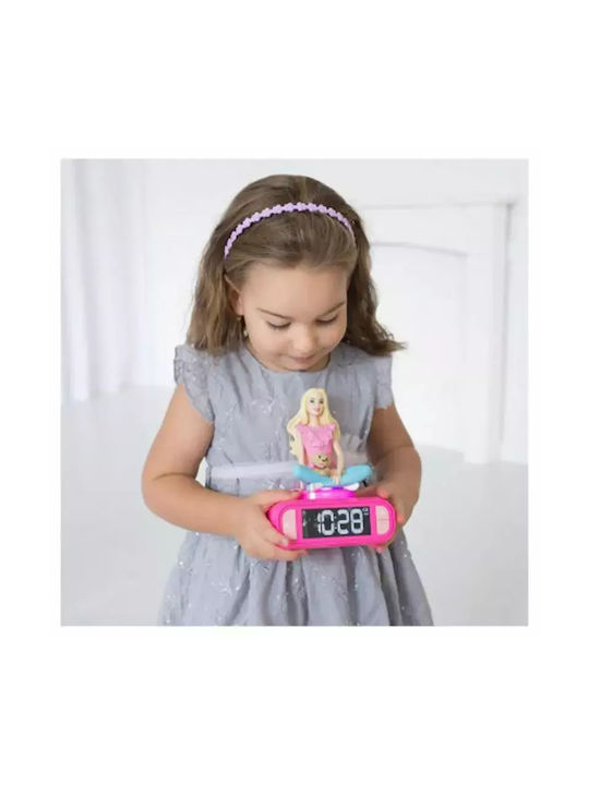 Lexibook Desktop Clock Barbie Pink