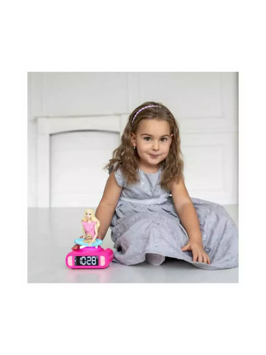 Lexibook Desktop Clock Barbie Pink