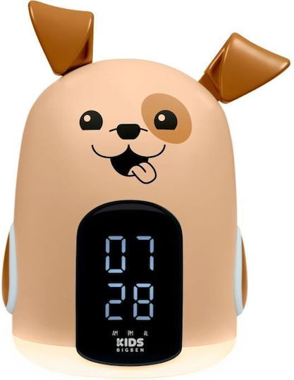 Bigben Interactive Επιτραπέζιο Ρολόι Καφέ
