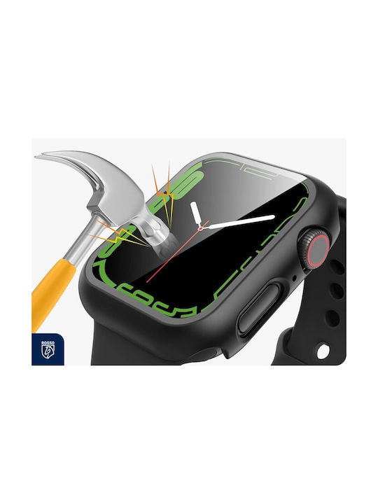 Rosso Plastikhülle in Schwarz Farbe für Apple Watch SE, 6, 5, 4 (40 mm)