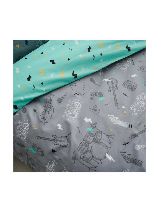 Vesta Home Kids Quilt Single Grey 160x230cm