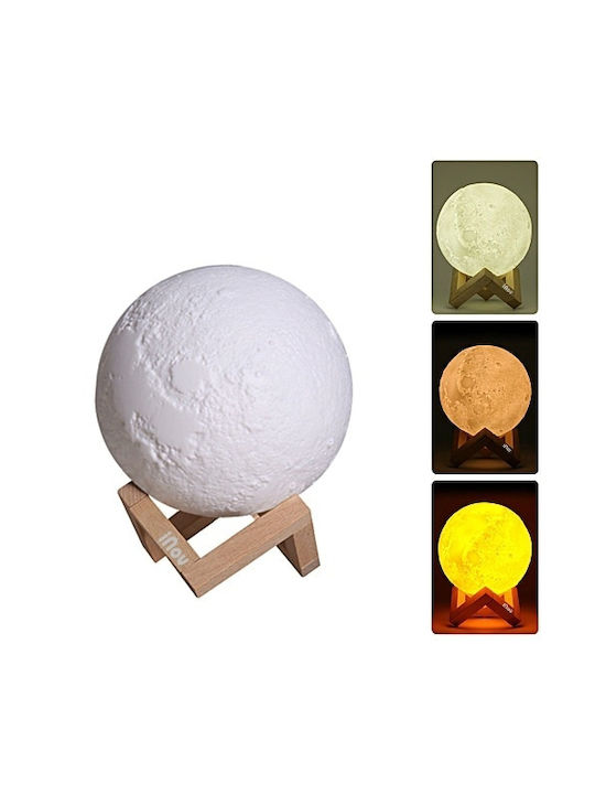 Lampa Διακοσμητικό Φωτιστικό LED Moon Light 3εκ.