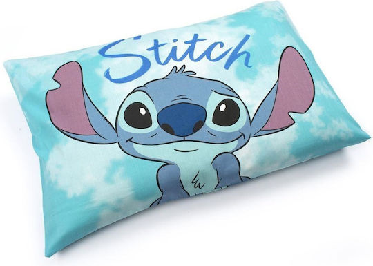 Dimcol Σετ Σεντόνια Μονά Βαμβακερά Home Stitch 823 Turquoise 160x240cm 3τμχ