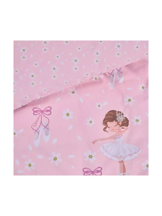 Das Home Sheet Set Single from Cotton & Polyester 4933 Pink 170x260cm 3pcs