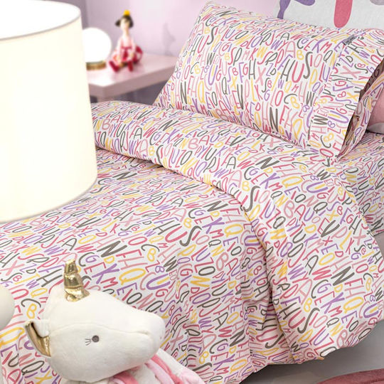 Guy Laroche Sheet Set Single Cotton Pink 160x250cm 3pcs