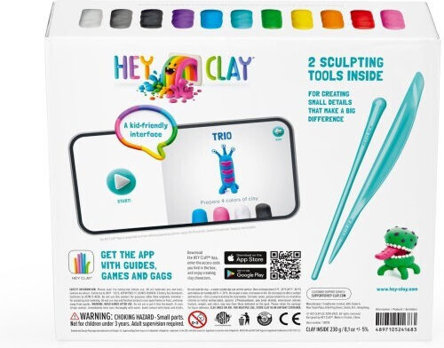 Hey Clay Alienss Πολυμερικός Πηλός Σετ
