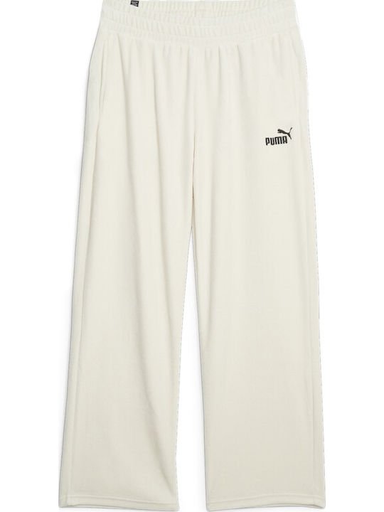 Sweatpants Velvet Ecru