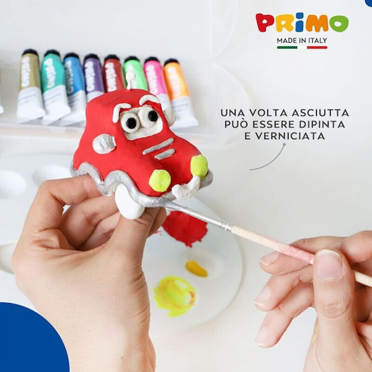 Primo Modelling Kinder Ton Weißs 500gr