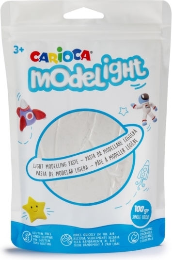 Carioca Modelight Λευκός Πηλός 100gr