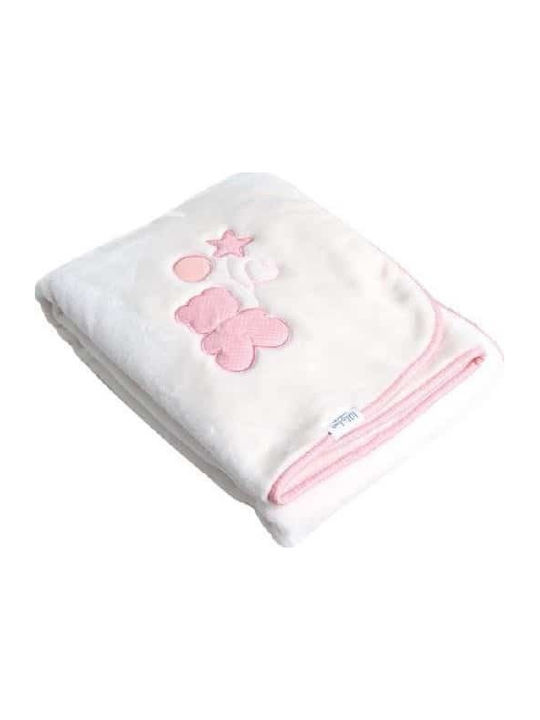 Kikka Boo Pătură Pepinieră Swaddling Cu Ursuleț My Little Bear 80x110 cm