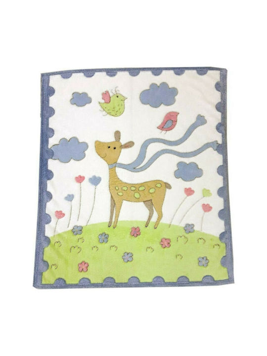 Beboulino Pătură Pepinieră Swaddling Polar Forest 90x85 cm