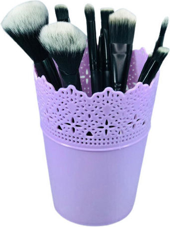 Organizator Cosmetice Cu Separatoare Roz