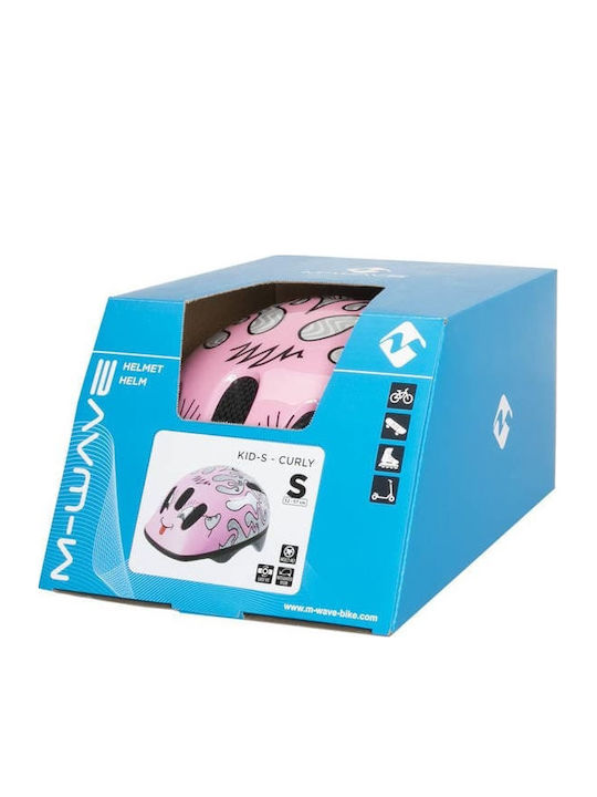 Ventura Curly Kids' Helmet for City Bike Pink