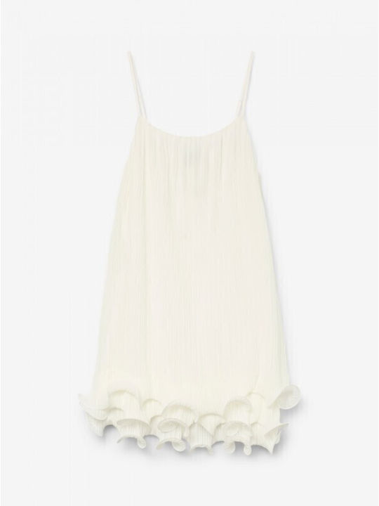 Summer Mini Evening Dress White