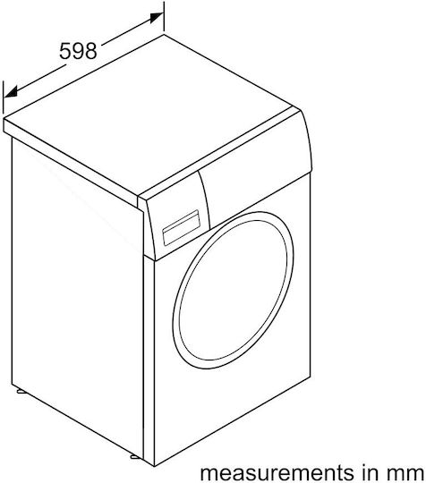 Pitsos Hydroactive Plus Mașină de Spălat Rufe 10kg cu Tehnologie cu Abur 1400 Rotiri HydroActive Plus WPG140HZ0