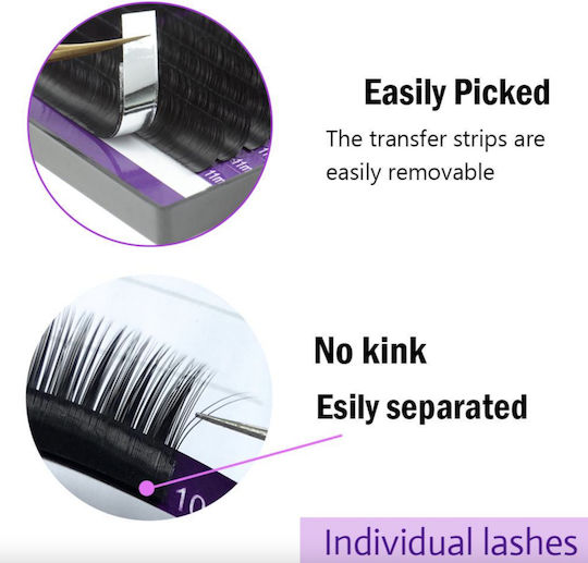 Black Lashes Nagaraku 0.12c Mix